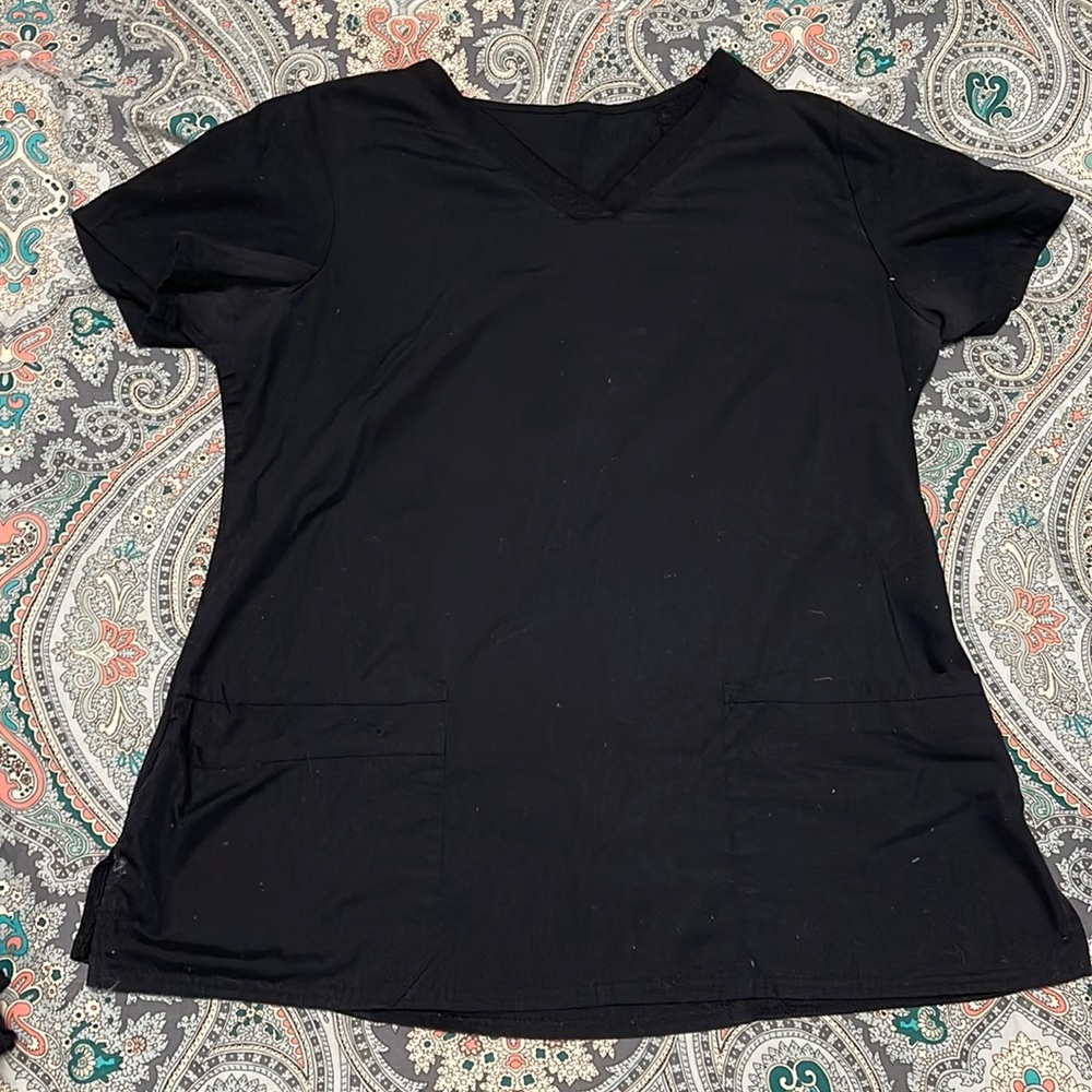 Black Scrub Top